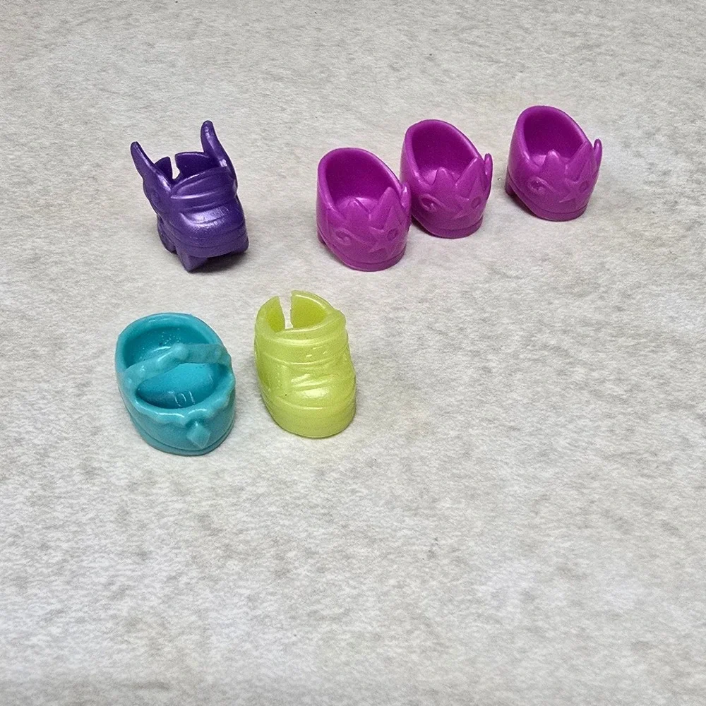 My Little Pony Equestria Girls Doll Shoes Lot Purple Teal Green‎ Roller Skates